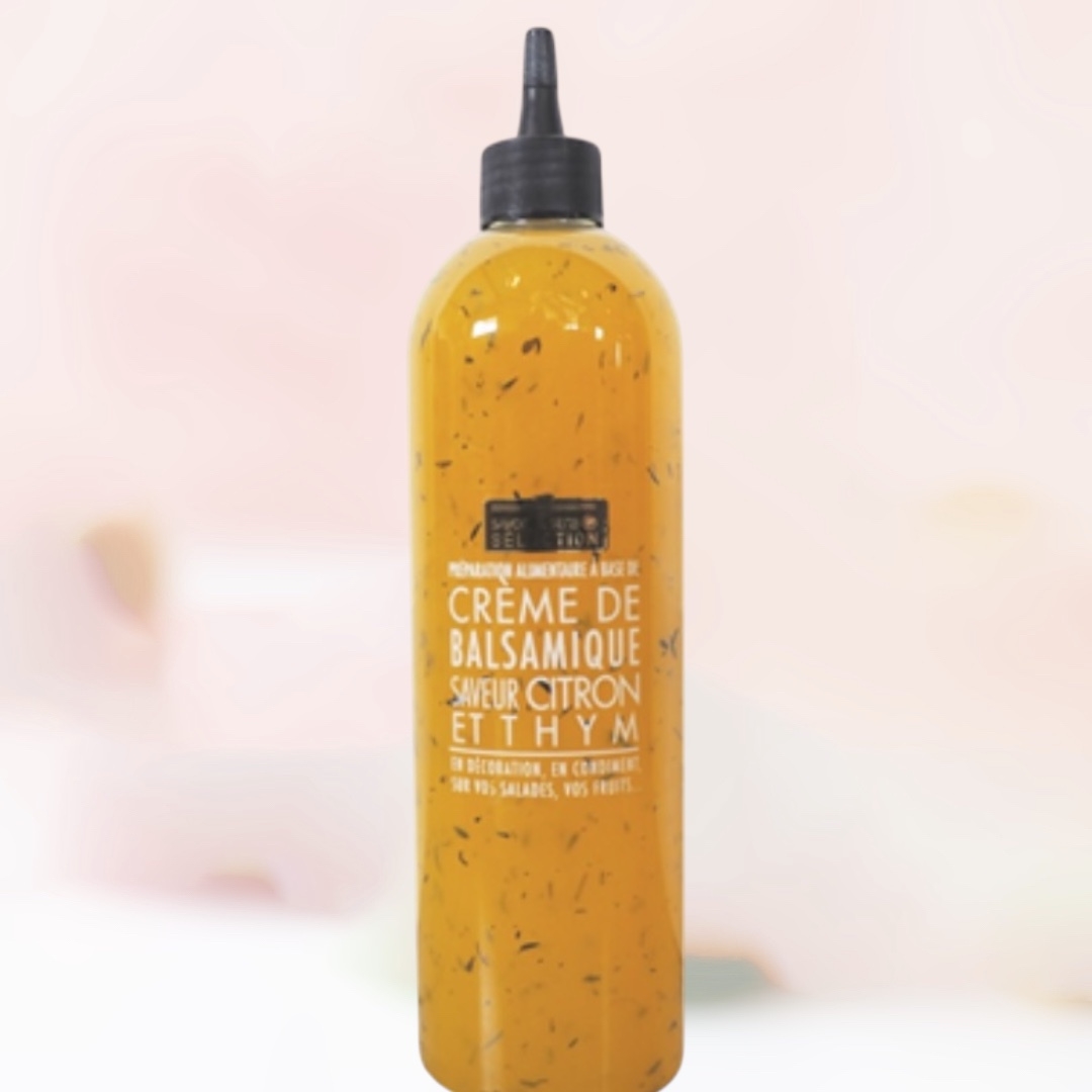 Crème de balsamique saveur citron et thym