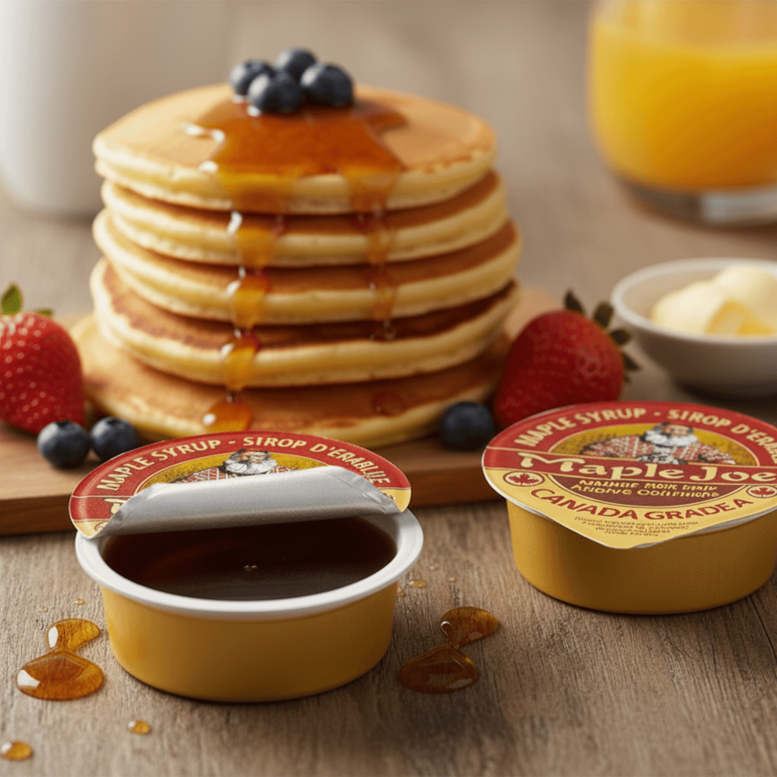 Sirop d'Érable Maple Joe – Coupelles Individuelles
