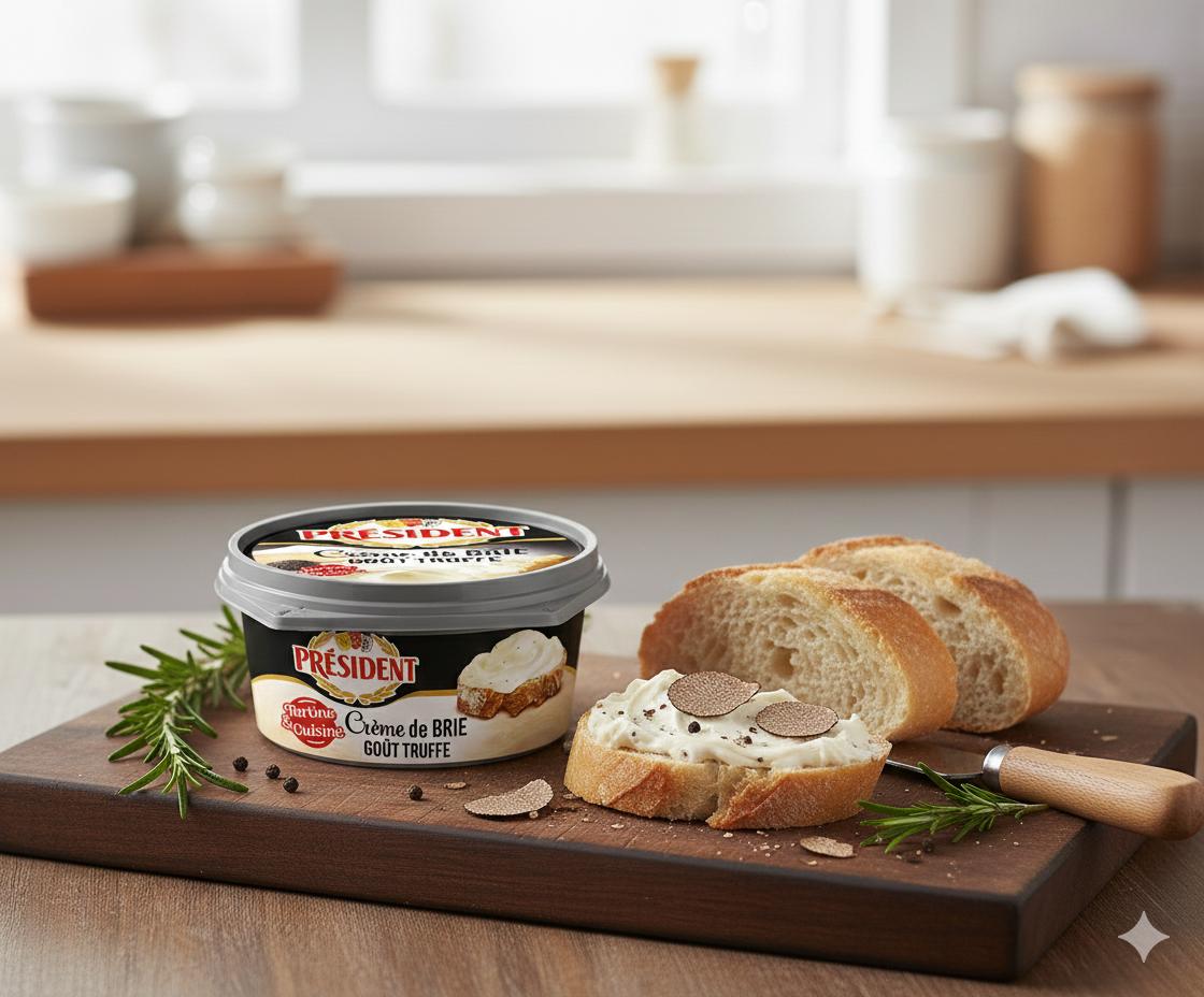 Président Crème de Brie Goût Truffe