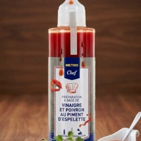 Vinaigre et Poivron au Piment d’Espelette – 20 cl