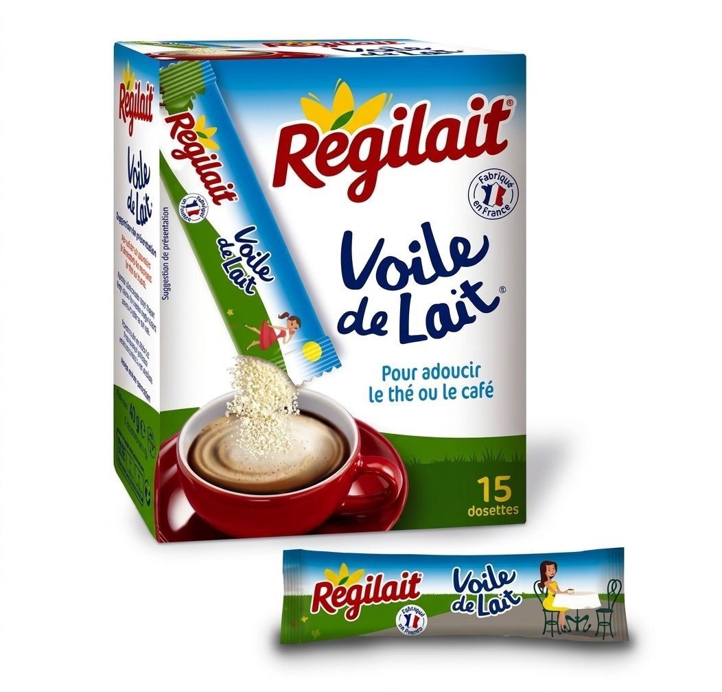 Régilait Voile de Lait – Boîte de 15 dosettes