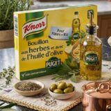 Bouillon Knorr aux Herbes et à l'Huile d'Olive Puget – 15 Tablettes