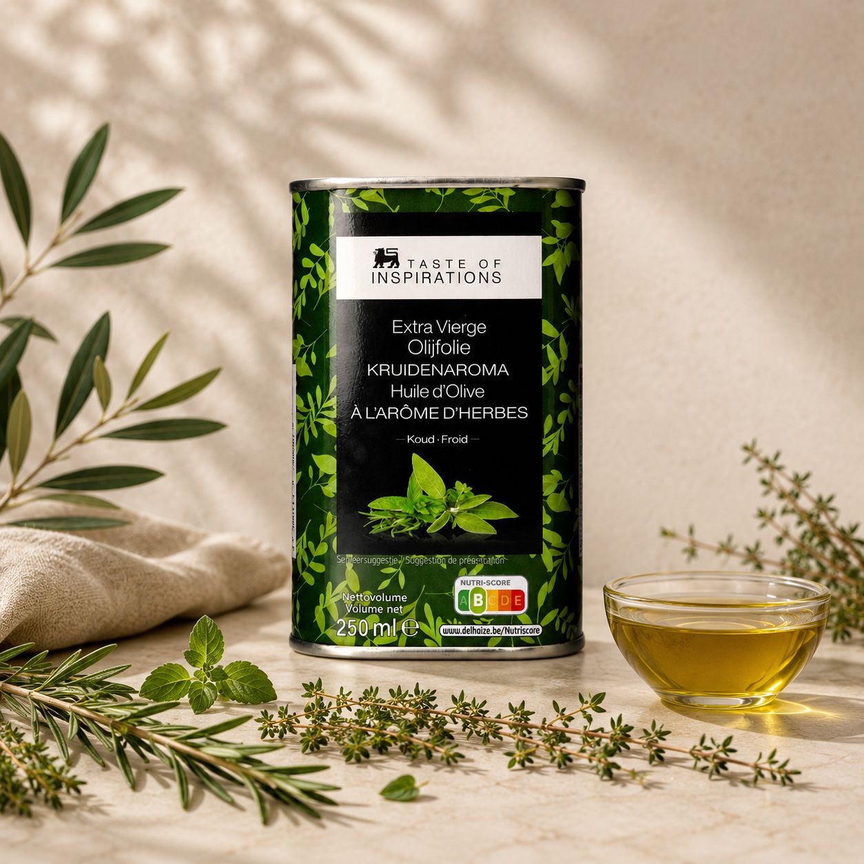 Huile d'Olive à l'Arôme d'Herbes