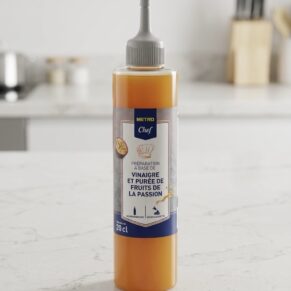 vinaigre et purée de fruits de la passion Metro Chef