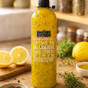 Crème de balsamique saveur citron et thym
