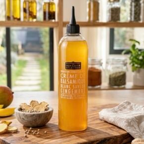 Crème de balsamique blanc saveur gingembre